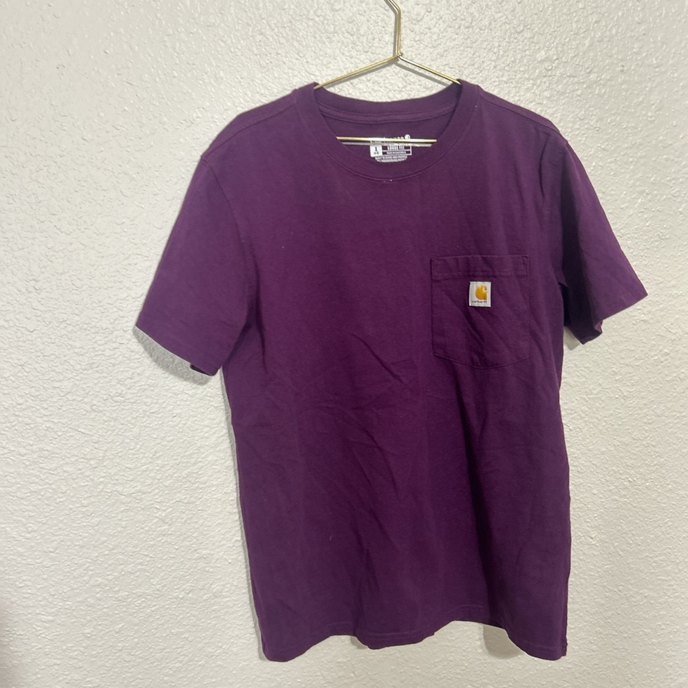 Carhartt Men's Purple Short Sleeve Tee